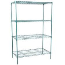 Load image into Gallery viewer, NSF Green Epoxy Wire Shelving Heavy Duty Metal Wire Rack Shelving Height Adjustable Commercial Grade Large Storage Shelves