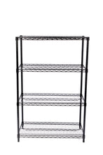 Load image into Gallery viewer, NSF Black Epoxy Wire Shelving Heavy Duty Metal Wire Rack Shelving Height Adjustable Commercial Grade Large Storage Shelves