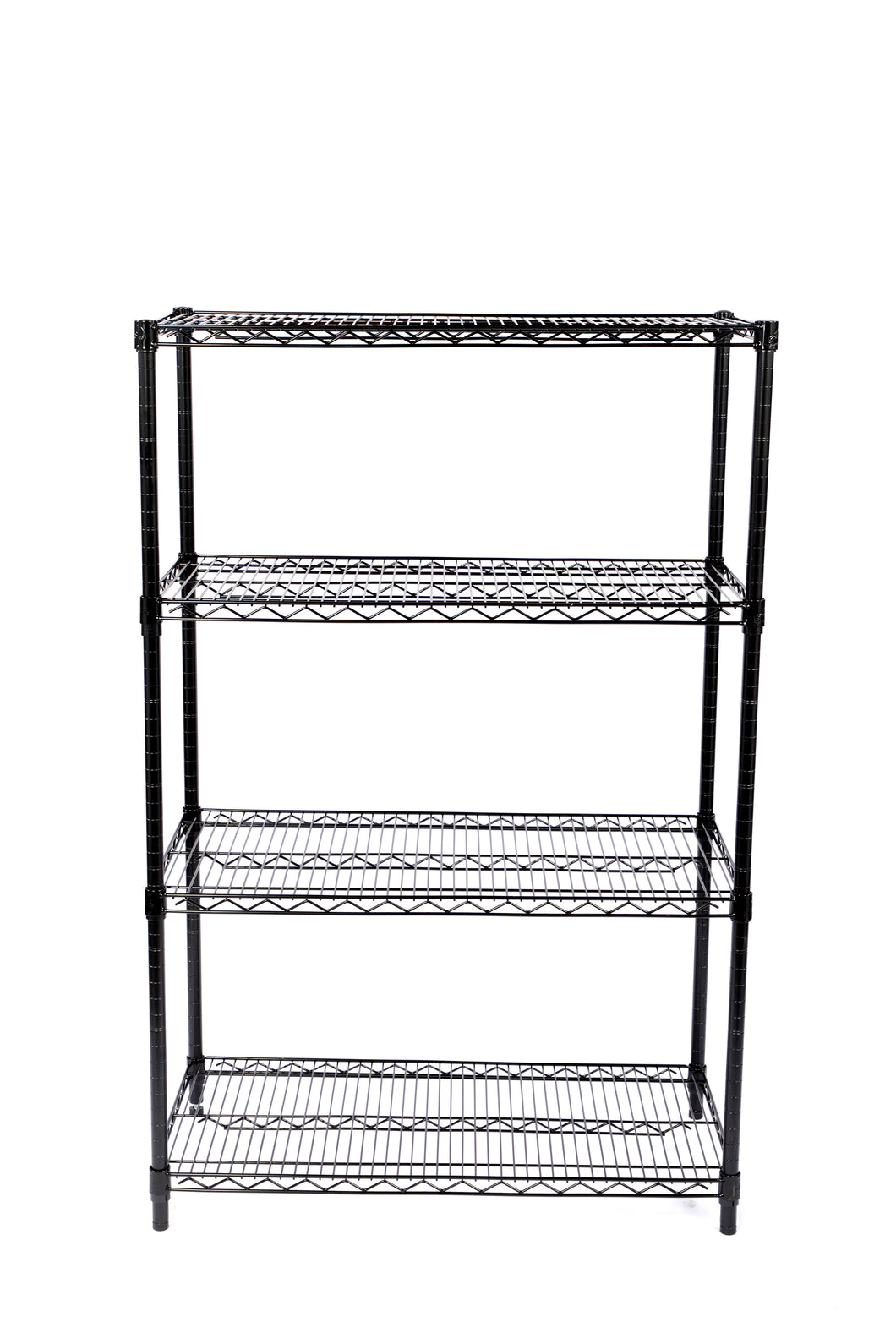 NSF Black Epoxy Wire Shelving Heavy Duty Metal Wire Rack Shelving Height Adjustable Commercial Grade Large Storage Shelves