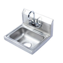 Load image into Gallery viewer, Stainless Steel Wall Mount Hand Sink with Faucet