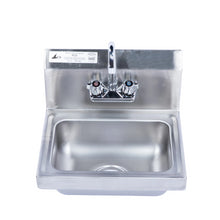 Load image into Gallery viewer, Stainless Steel Wall Mount Hand Sink with Faucet