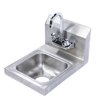 Load image into Gallery viewer, Stainless Steel Wall Mount Hand Sink with Faucet