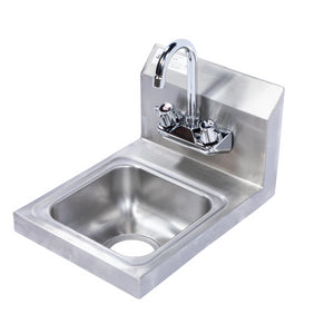 Stainless Steel Wall Mount Hand Sink with Faucet