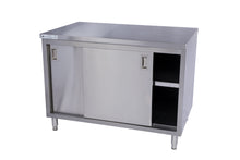 Load image into Gallery viewer, Stainless Steel Storage Welded Cabinet with 2 Sliding Doors