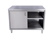 Load image into Gallery viewer, Stainless Steel Storage Welded Cabinet with 2 Sliding Doors