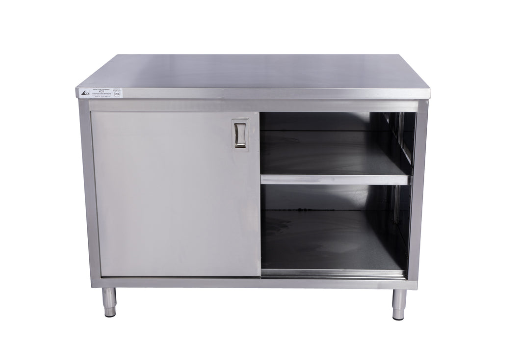 Stainless Steel Storage Welded Cabinet with 2 Sliding Doors