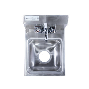 Stainless Steel Wall Mount Hand Sink with Faucet