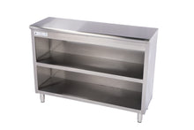 Load image into Gallery viewer, Stainless Steel Storage Dish Cabinet - Open Front