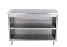 Load image into Gallery viewer, Stainless Steel Storage Dish Cabinet - Open Front