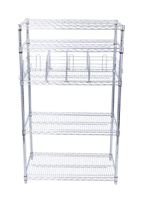 Chrome-plated Divider for Wire Shelving