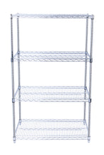 Load image into Gallery viewer, NSF Chrome Wire Shelving Heavy Duty Metal Wire Rack Shelving Height Adjustable Commercial Grade Large Storage Shelves