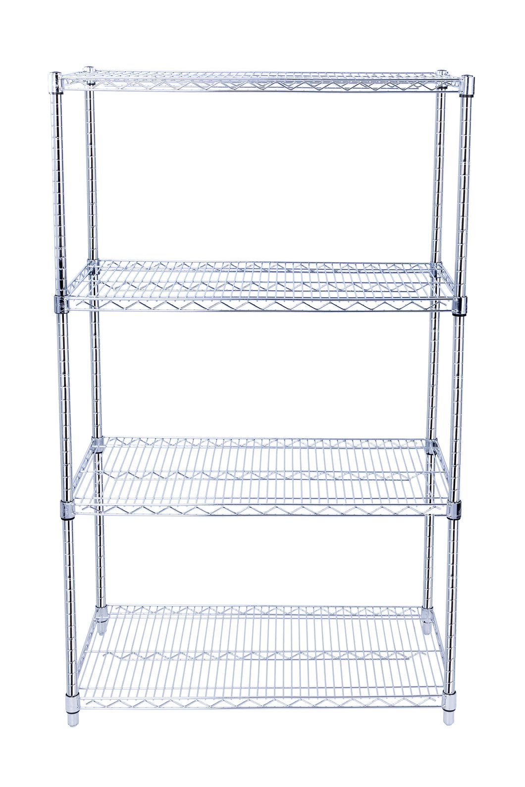 NSF Chrome Wire Shelving Heavy Duty Metal Wire Rack Shelving Height Adjustable Commercial Grade Large Storage Shelves