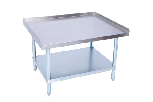 304 Stainless Steel Equipment Stand W/Galvanized Under Shelf