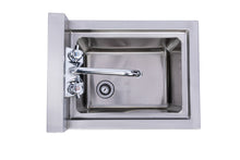 Load image into Gallery viewer, KCS-BS12 One Bowl Under Bar Hand Sink With Swivel Faucet 14&quot;(L)x18.5&quot;(W)x30&quot;(H)