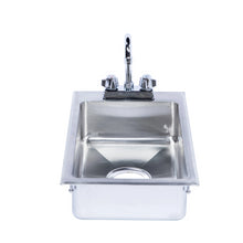 Load image into Gallery viewer, KCS-DIS11x17-5 Stainless Steel Single Bowl Drop In Sink 11x17x5