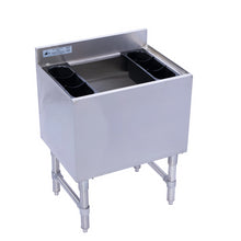 Load image into Gallery viewer, Stainless Steel Underbar Ice Bin with 7-Circuit Cold Plate