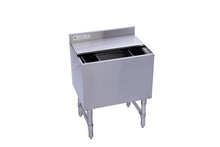 Load image into Gallery viewer, Stainless Steel Underbar Ice Bin with 7-Circuit Cold Plate