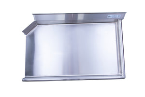 Stainless Steel Clean Straight Dishtable Right Drainboard