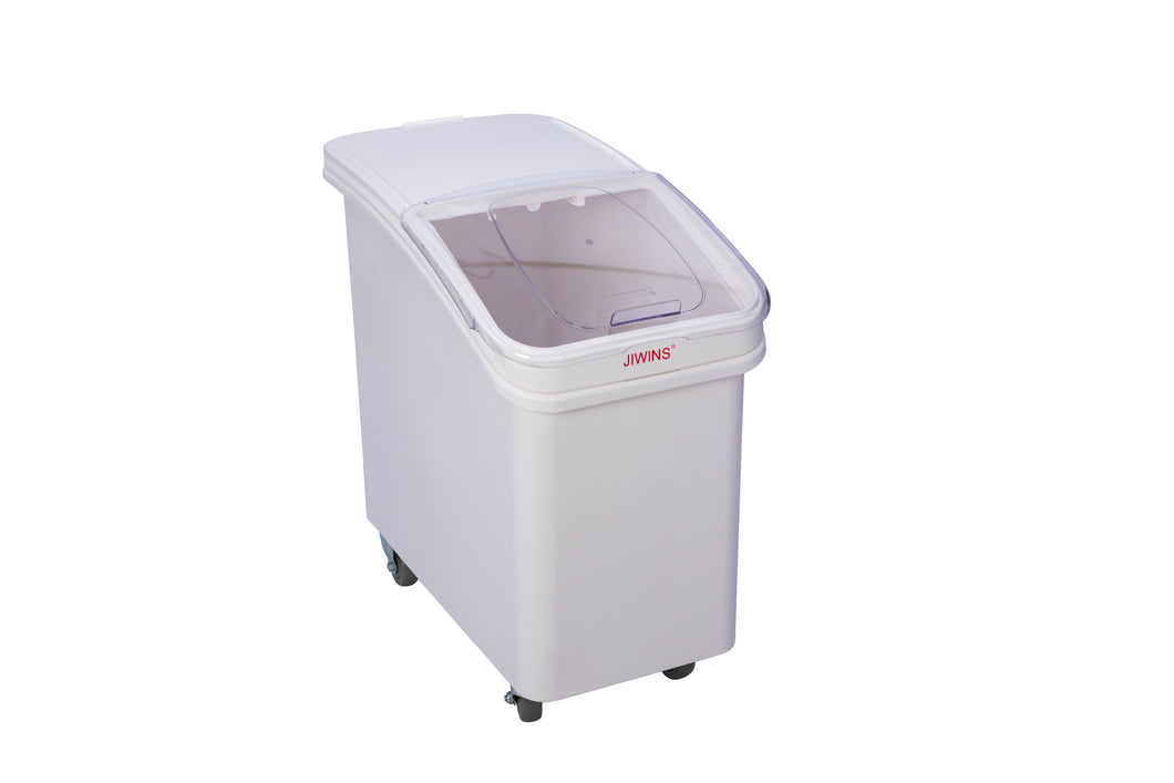 21 Gallon Plastic Ingredient Bin with Wheels