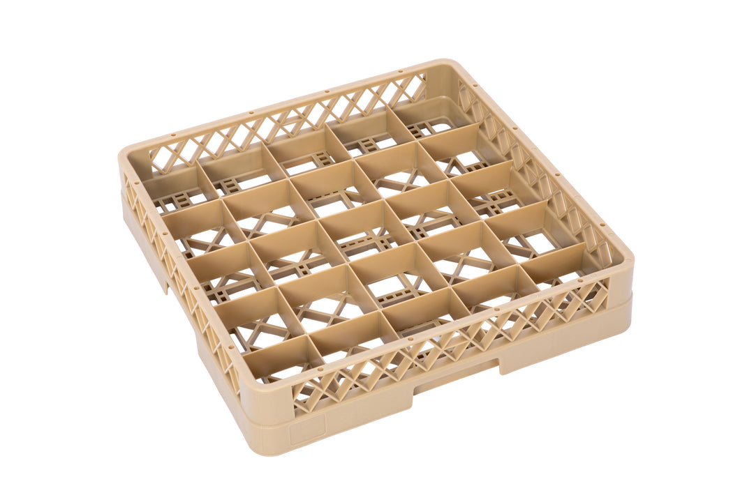 25 Compartment Plastic Glass Rack