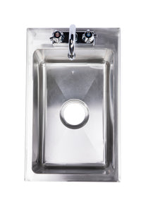 KCS-DIS11x17-10 Stainless Steel Single Bowl Drop In Sink 11x17x10