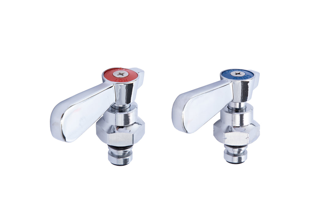 Faucet Repair Kit with Handles and Stems for Wall Mount Faucets DEL-FHD