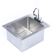 Load image into Gallery viewer, Stainless Steel Single Bowl Drop In Sink