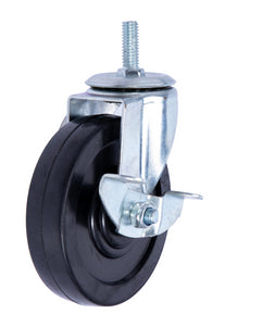 CT-4 4" Threaded Polyurethane Casters for Wire Shelving