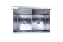 Load image into Gallery viewer, Space Saver Square Corner 2 Compartment Budget Sink Utility Sink