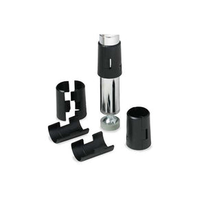 PSS-SET Black Split Plastic Sleeves for Wire Shelving Post