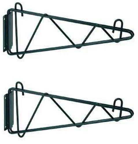 Black Epoxy Wire Shelving Single Wall Brackets Wall Mount