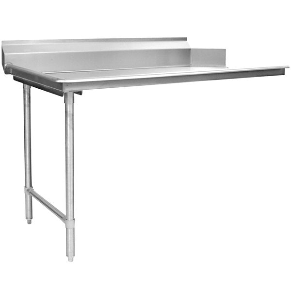 Stainless Steel Clean Straight Dishtable Left Drainboard