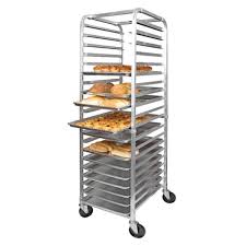 20 Pan End Load Aluminum Bun Pan Rack